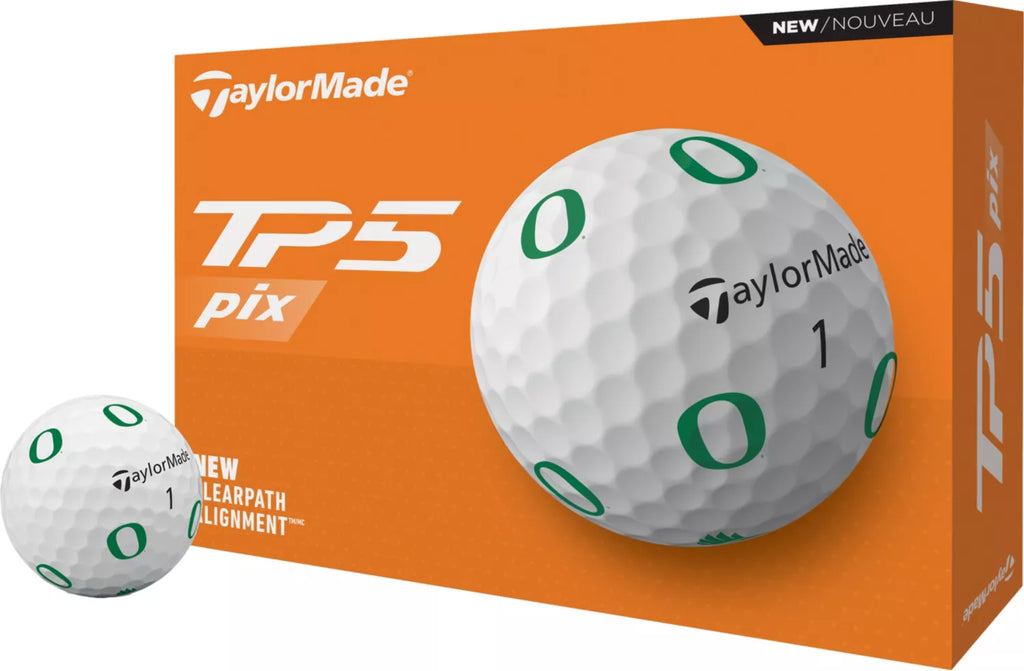 TaylorMade TP5 pix Oregon Ducks Golf Balls