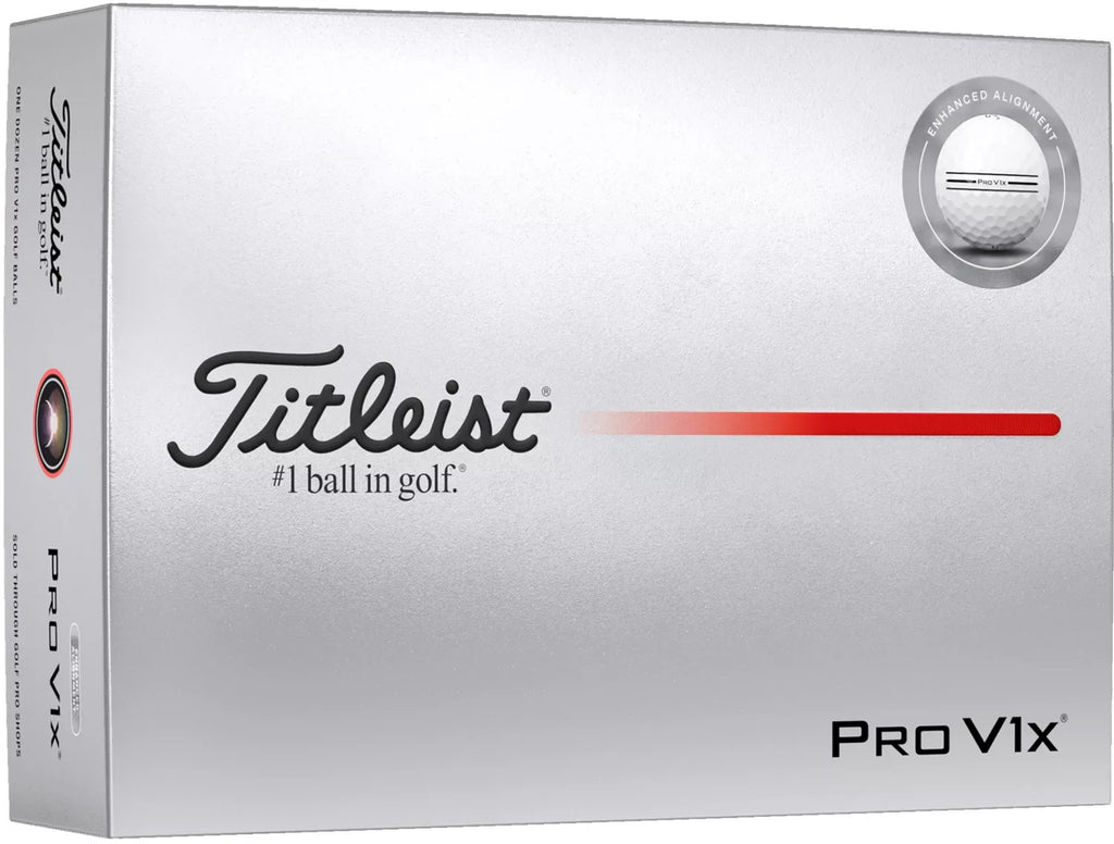 Titleist 2026 Pro V1x Enhanced Alignment Golf Balls